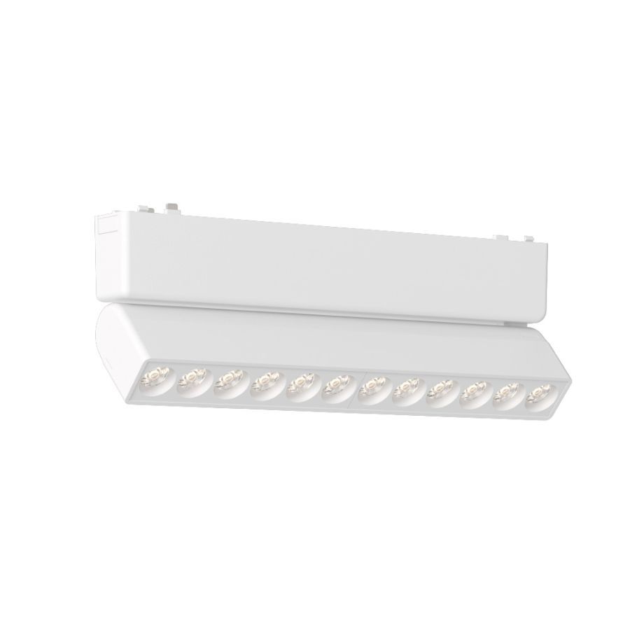 InLight Φωτιστικό LED 12W 3CCT για Ultra-Thin μαγνητική ράγα σε λευκή απόχρωση by tuya and zigbee D:23cmX8cm T04805-WH